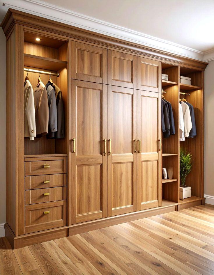 Classic Wooden Wardrobe